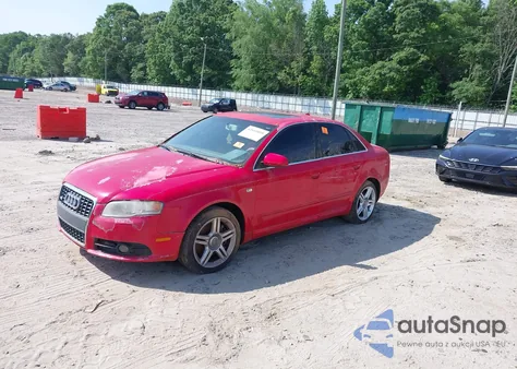 2008 Audi A4 2.0T from USA, damaged, VIN WAUAF78EX8A054081